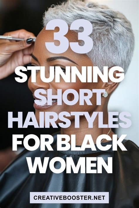 short hair ebony|33 Stunning Short Hairstyles for Every Black Women